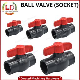 LD-828 PVC BALL VALVE (SOCKET ENCOLAR)