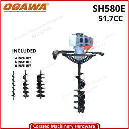 [SH580E] OGAWA EARTH AUGER C/W 100MM DRILL