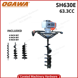 [SH630E] OGAWA EARTH AUGER C/W 100MM DRILL