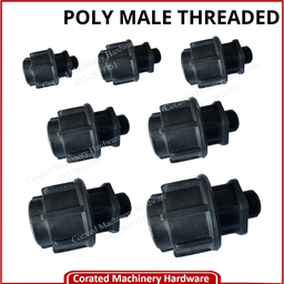 POLY MALE THREADED ADAPTOR