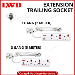 LWD 3 GANG EXTENSION TRAILING SOCKET