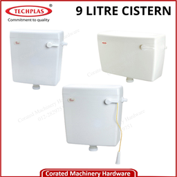 TECHPLAS 9 LITRE PLASTIC CISTERN