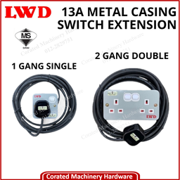 LWD 13A METAL CASING SWITCH SOCKET EXTENSION