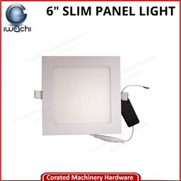 IWACHI 6&quot; 12 WATT LED SLIM PANEL LIGHT (SQUARE)