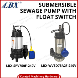 LBX SUBMERSIBLE SEWAGE PUMP WITH FLOAT SWITCH