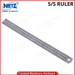 NIETZ STAINLESS STEEL RULER