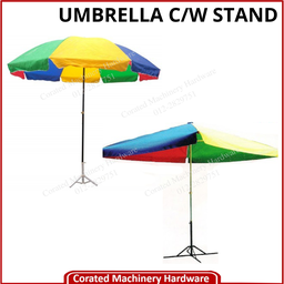 BELWAY UMBRELLA C/W STAND (SILVER, UV RESISTANCE)