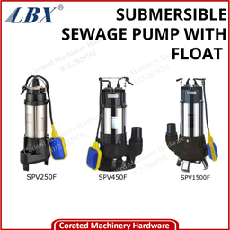 LBX SUBMERSIBLE SEWAGE PUMP WITH FLOAT