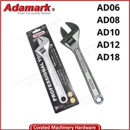 ADAMARK ADJUSTABLE WRENCH 6&quot;/8&quot;/10&quot;/12&quot;/18&quot;