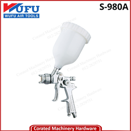 [S980A] WUFU S-980A SPRAY GUN C/W 0.680L CUP (GRAVITY)