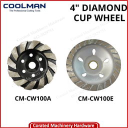 COOLMAN 4&quot; DIAMOND CUP WHEEL