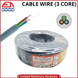 FAJAR 3 CORE FLEXIBLE CABLE WIRE (METER / ROLL)