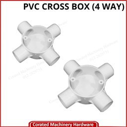 PVC CONDUIT CROSS BOX (4 WAY)