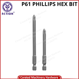 ACTION PH2 P61 PHILLIPS 1/4&quot; HEX POWER BIT