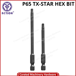 ACTION P65 TX-STAR 1/4&quot; HEX SHANK INSERT BIT