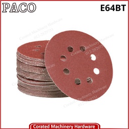 PACO E64BT VELCRO SANDING PAPER DISC 5&quot;-8HOLE(1PC)