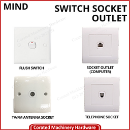 MIND FLUSH SWITCH / SOCKET OUTLET