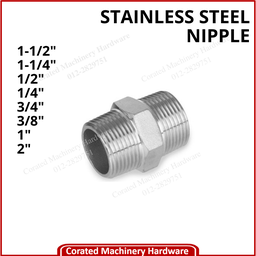 STAINLESS STEEL 304 NIPPLE