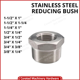 STAINLESS STEEL 304 REDUCING BUSH