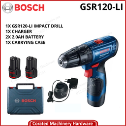 [06019G80L0-2.0AH] BOSCH 12V CORDLESS DRILL GSR120-LI-GEN 2